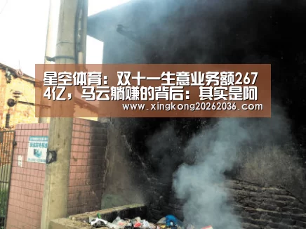 星空体育:双十一生意业务额2674亿,马云躺赚的背后:其实是阿里商业模式的乐成(图4) 星空体育